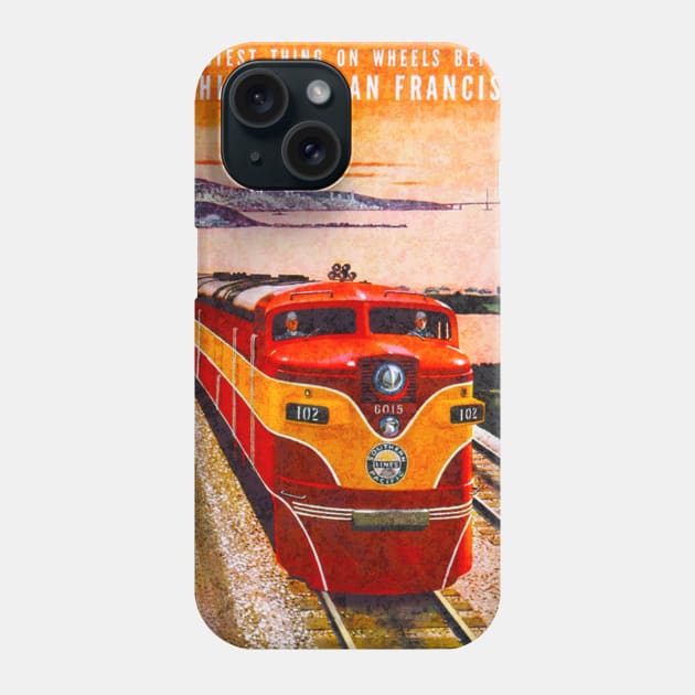 Southern Pacific Lines - San Francisco Phone Case by Midcenturydave