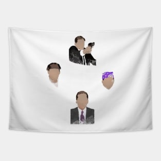 the office michael scott multiple characters Tapestry