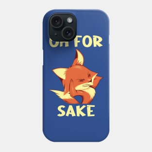 Oh For Fox Sake Grumpy by Tobe Fonseca Phone Case