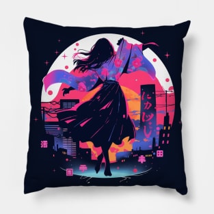 dancing girl Pillow