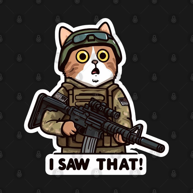 I SAW THAT MeMe Cat Army by Plushism