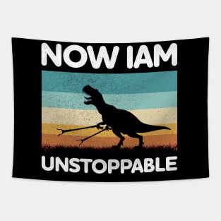 Funny Garbage - im t rex unstoppable Tapestry