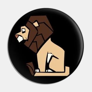 Simple Lion Pin