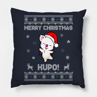 Moogle Merry Christmas Kupo! Pillow