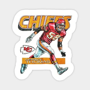 90s Football Derrick Thomas - Chiefs - Classic Magnet