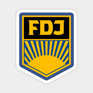 FDJ - Free German Youth Logo Magnet