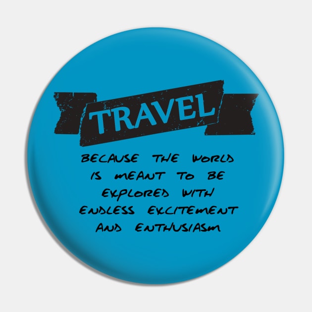 Travel The World Pin by Girona