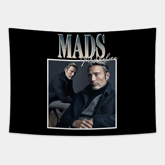 Mads Mikkelsen Tapestry by TeesBySilvia