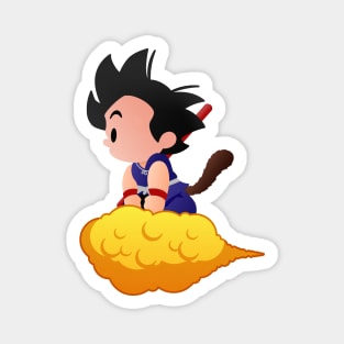 Kid Goku Crossing Magnet