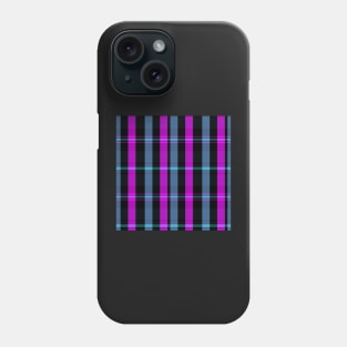 Vaporwave Aesthetic Artair 2 Hand Drawn Textured Plaid Pattern Phone Case