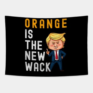 Orange Is The New Wack Tapestry