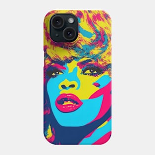 Tina Turner Andy Warhol Style Music Phone Case