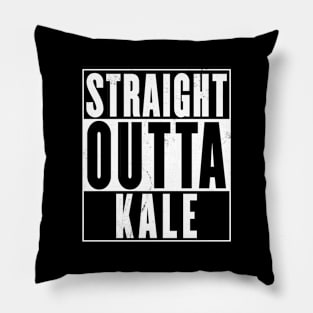 Straight Outta Kale Pillow