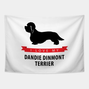 I Love My Dandie Dinmont Terrier Tapestry