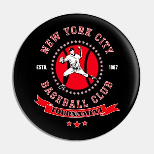 Nyc Baseball Pin