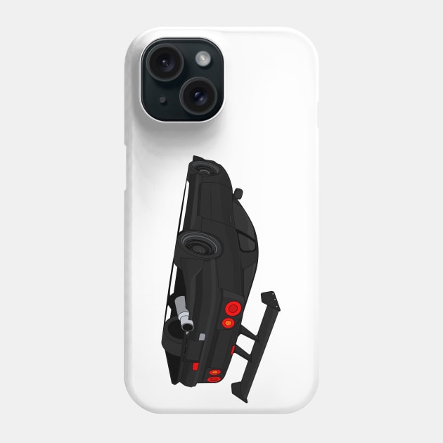 SKYLINE GTR R34 BLACK Phone Case by VENZ0LIC