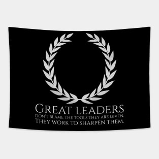 Motivational Leadership Quote Inspiring Entrepreneur Tapestry