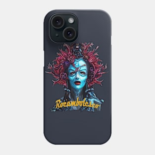 Roses portrait of an icy queen by Rocambolesco Phone Case