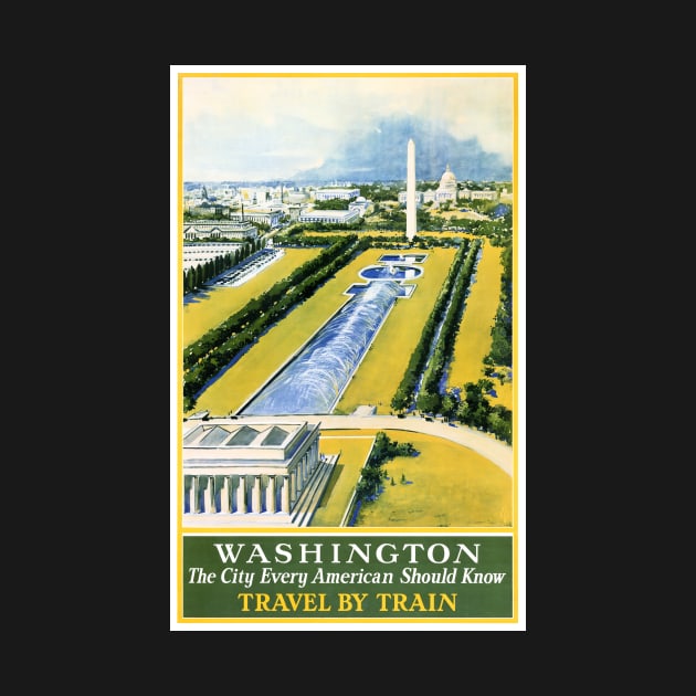 Vintage Travel Poster Washington The City Every American Should Know by vintagetreasure