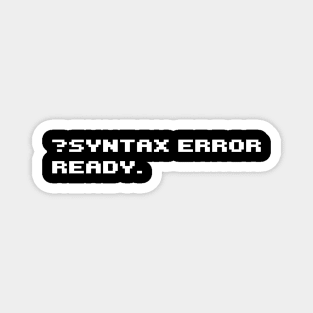 Syntax Error Retro Comp Magnet