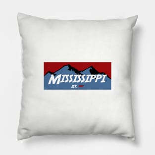 Mississippi Mountains Pillow