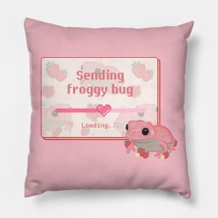 Sending Froggy Hug Pillow