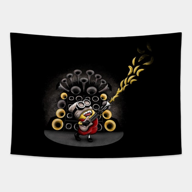 Banana Fury Tapestry by Droidloot
