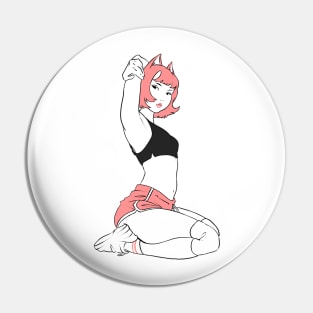 Sporty Cat Pin