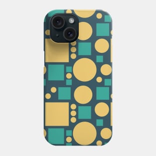 Square and Circle Seamless Pattern 009#001 Phone Case