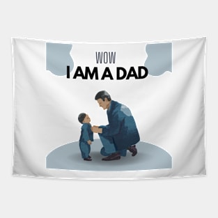 Wow am a dad Tapestry