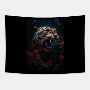 Panther Roar Tapestry