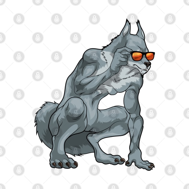 Werewolf Halloween Sunglasses by Markus Schnabel