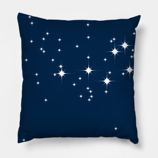 Mid Century Modern Starry Night Pillow