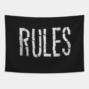 Broken Rules Tapestry