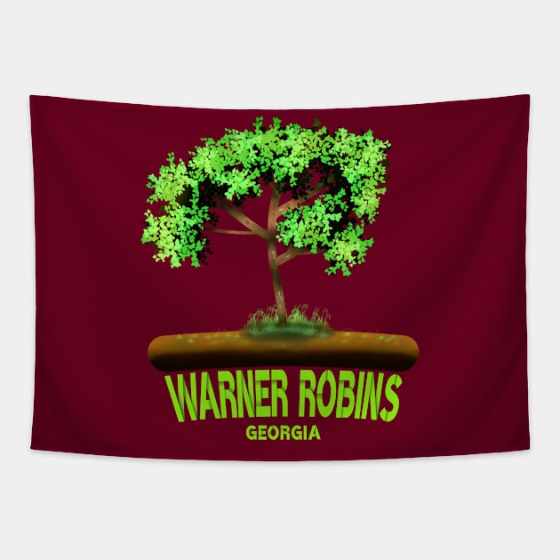 Warner Robins Georgia Tapestry by MoMido