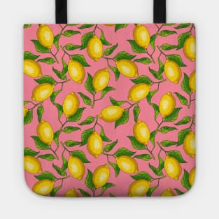 Lemons Pattern Tote