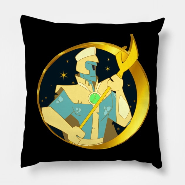 Ducktales - General Lunaris Pillow by Dalia1784