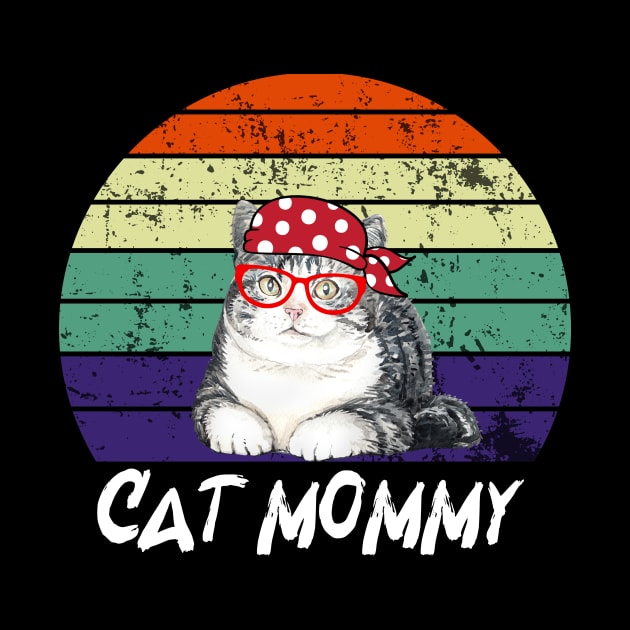 Vintage cat mommy by sevalyilmazardal