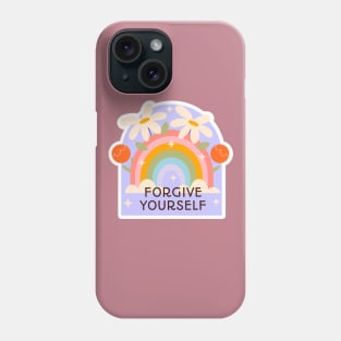 Colorful Rainbow, Aesthetic Quotes Phone Case