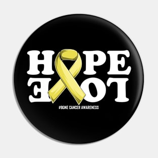 Bone Cancer Support | Yellow Ribbon Squad Support Bone Cancer awareness Pin