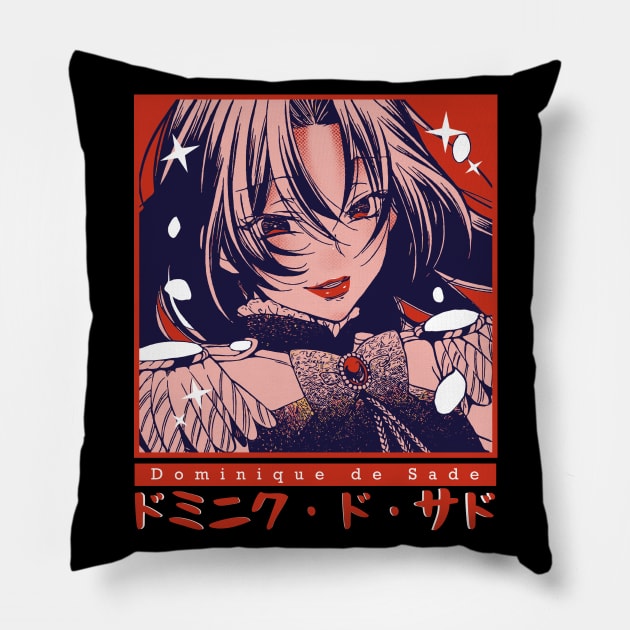 Lady Dominique Aesthetic Pillow by kimikodesign