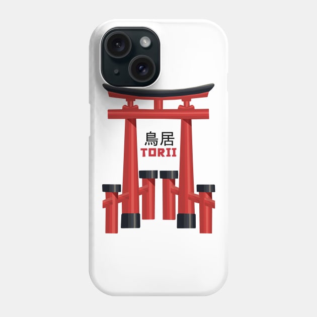 The Torii Gate Phone Case by KewaleeTee