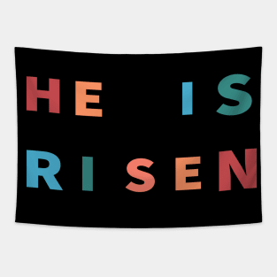 He Is Risen Cool Inspirational Christian Tapestry