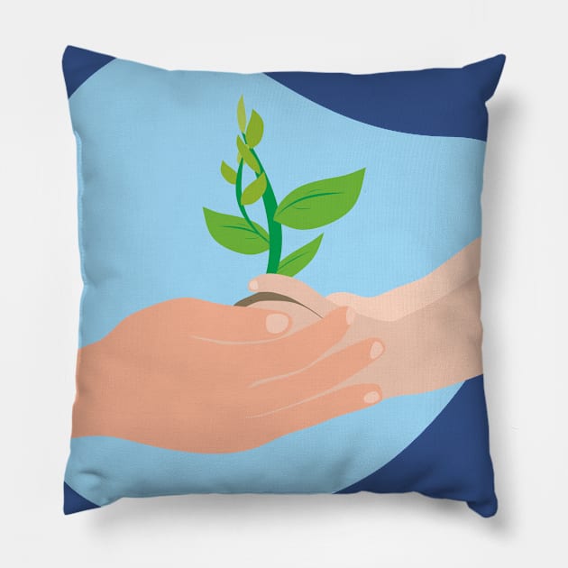 ecology Pillow by Frozzy's