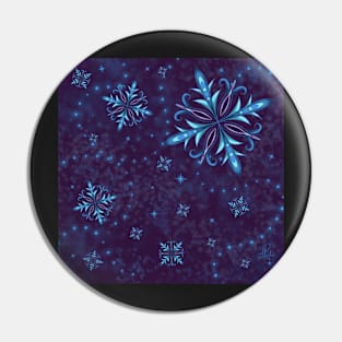 Snow Stars Pin