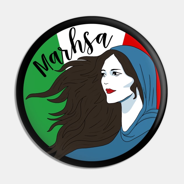 Mahsa Amini Pin by valentinahramov