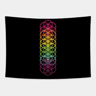 Flower of Life Chakra Tapestry