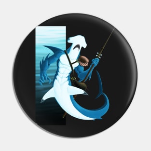 Hammerhead Merfolk Pin