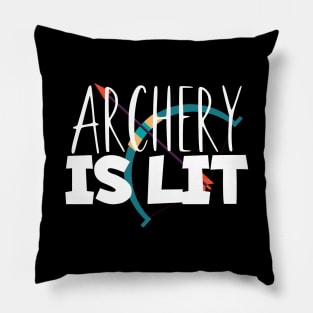 Archery is lit Pillow