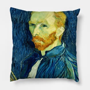 Self-Portrait, 1889 by Vincent Willem van Gogh Pillow